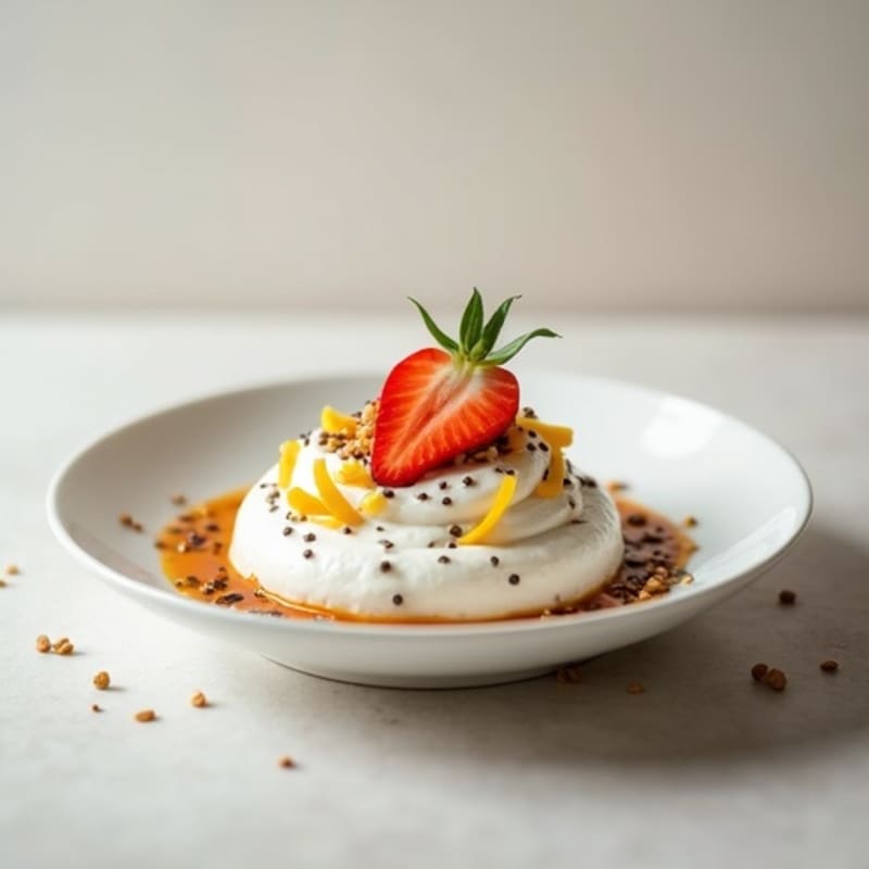 Silky Greek Yogurt Protein Pudding with Chia Seeds