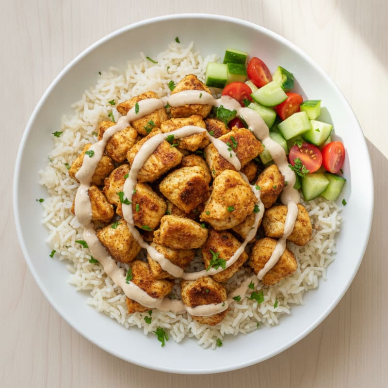 Chicken Shawarma Rice Bowl