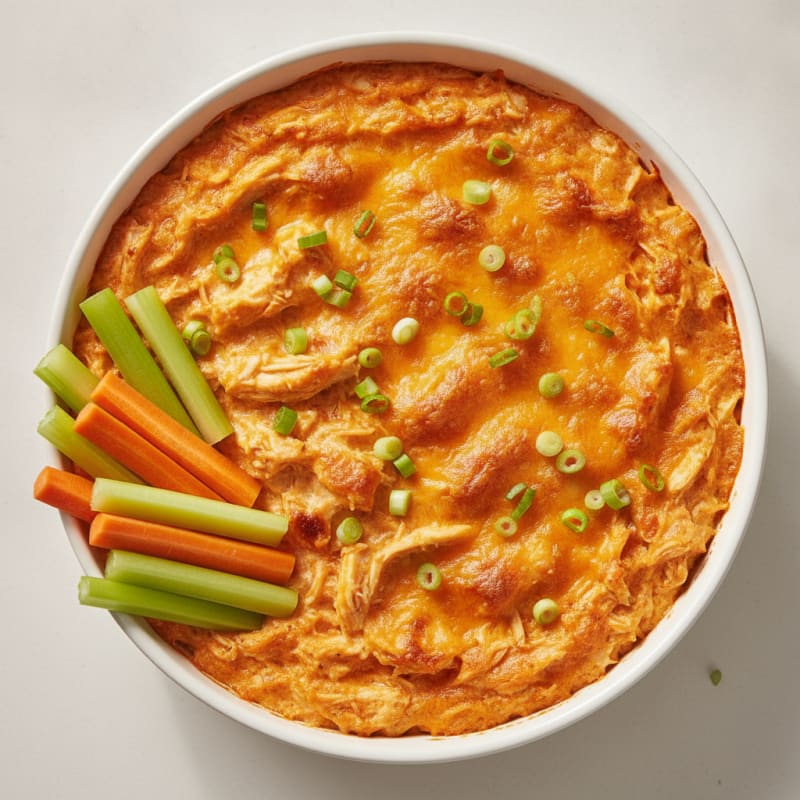 Buffalo Chicken Baked Dip