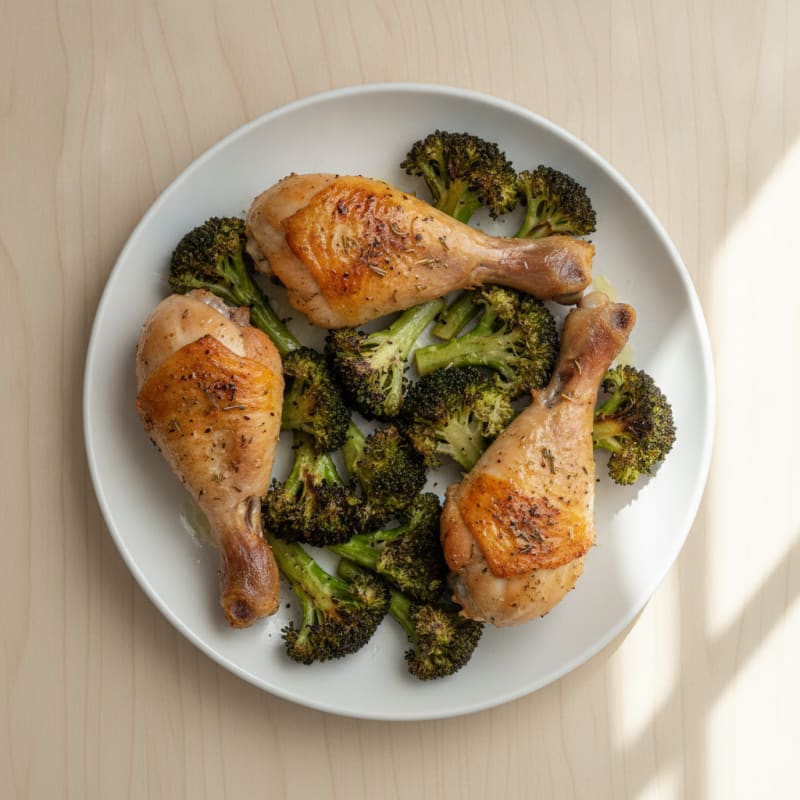 Roasted Chicken Drumsticks with Herbs