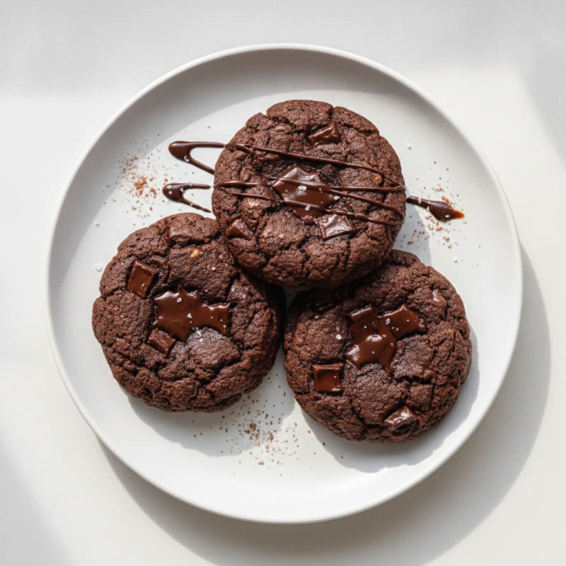Double Chocolate Chunk Protein Cookies