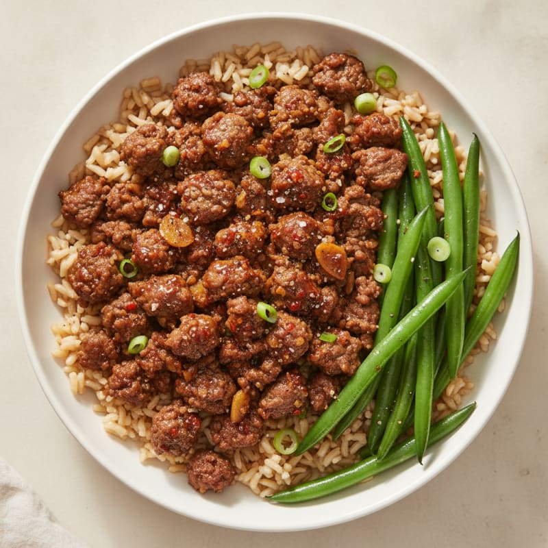 Spicy Hamburger Brown Sugar Bowl