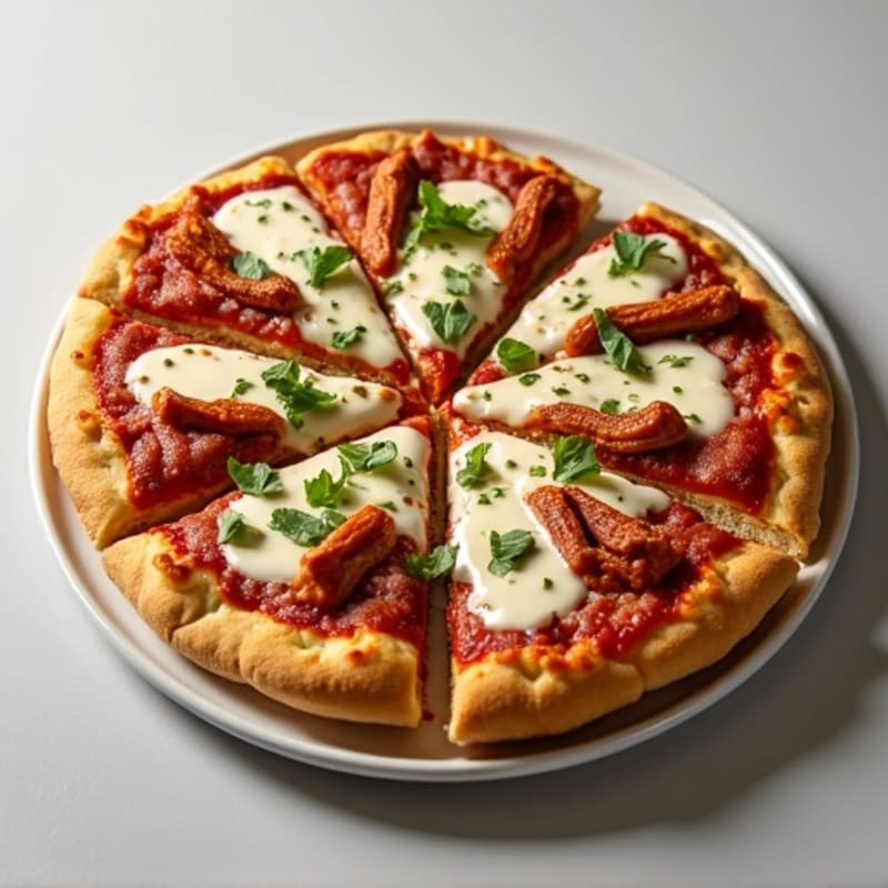 Healthy Chicken BBQ Ranch Pizza