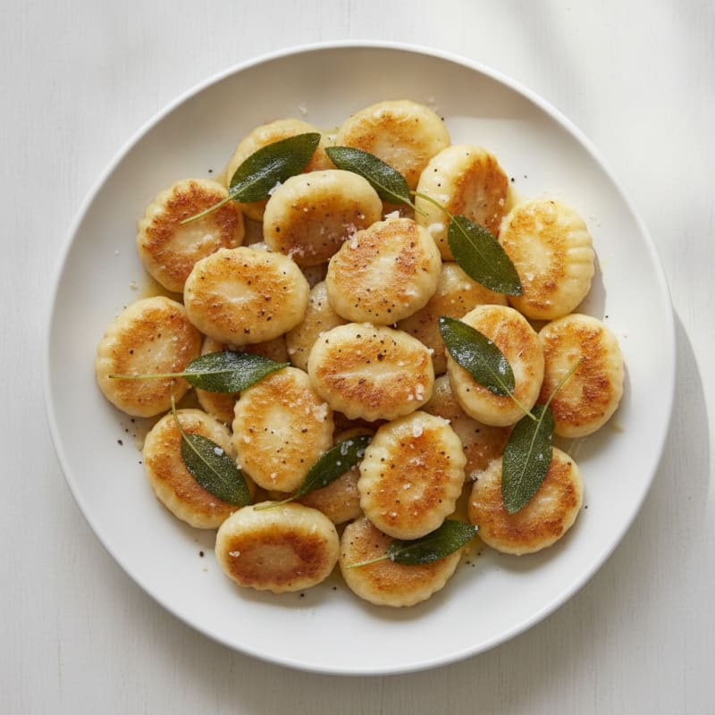Ricotta Gnocchi with Sage Butter Sauce