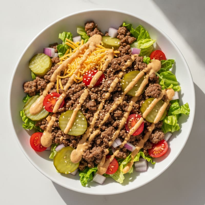 Big Mac Inspired Protein Power Bowl