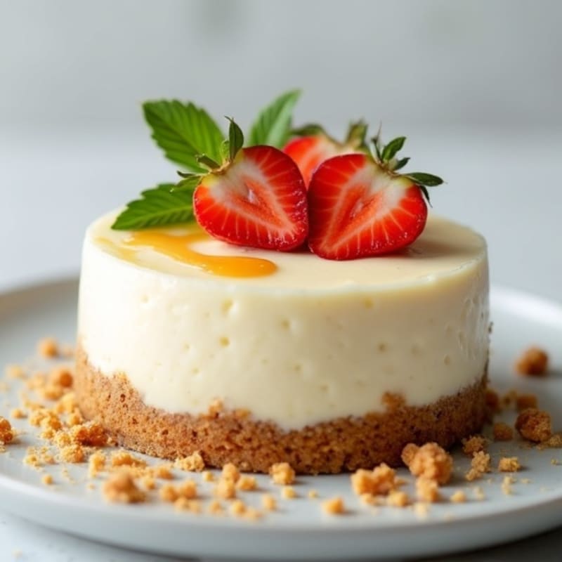 Creamy Greek Yogurt Protein Cheesecake