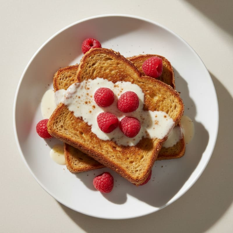 Golden Vanilla Protein French Toast