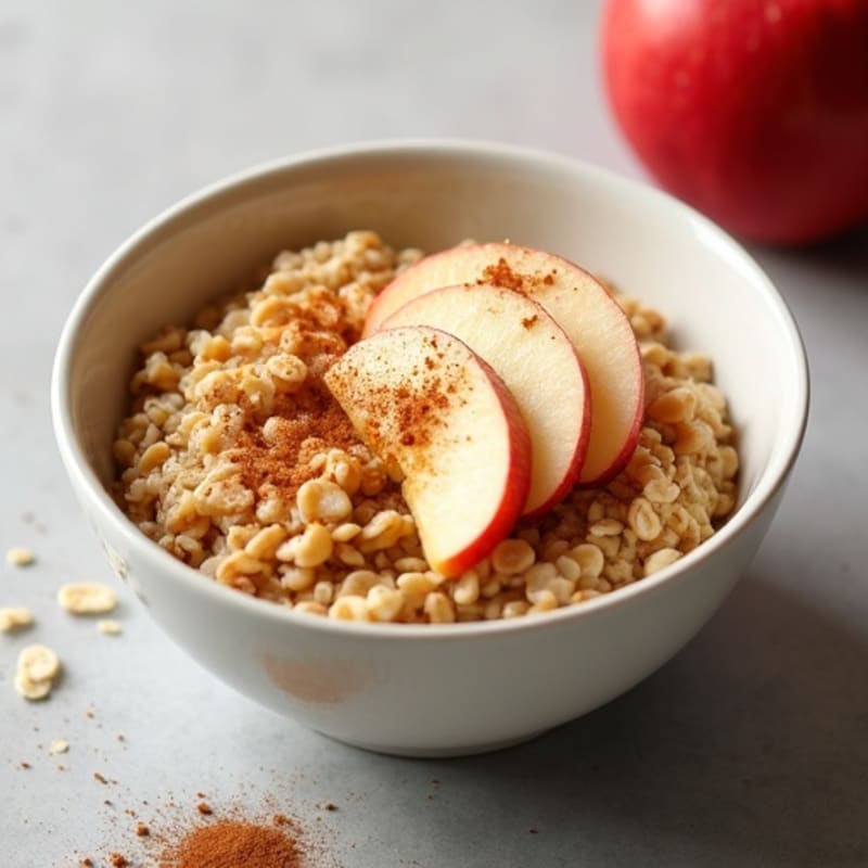 Protein-Packed Apple Cinnamon Steel Cut Oats
