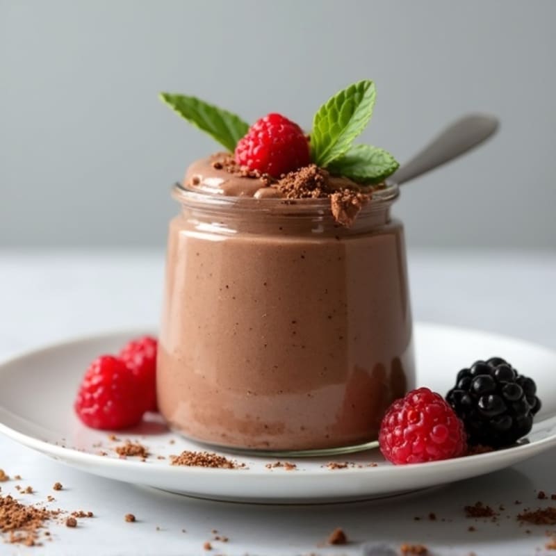 High-Protein Chocolate Cottage Cheese Mousse