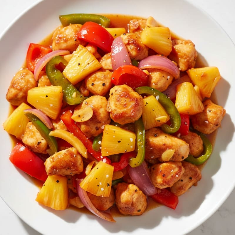 Sweet and Sour Chicken with Pineapple