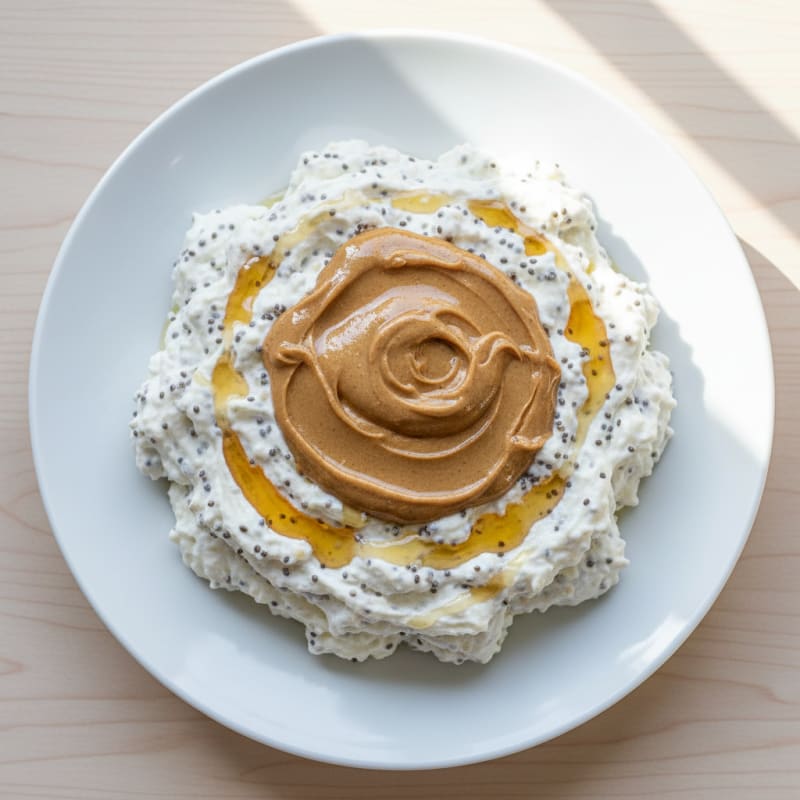 Greek Yogurt Protein Pudding with Almond Butter