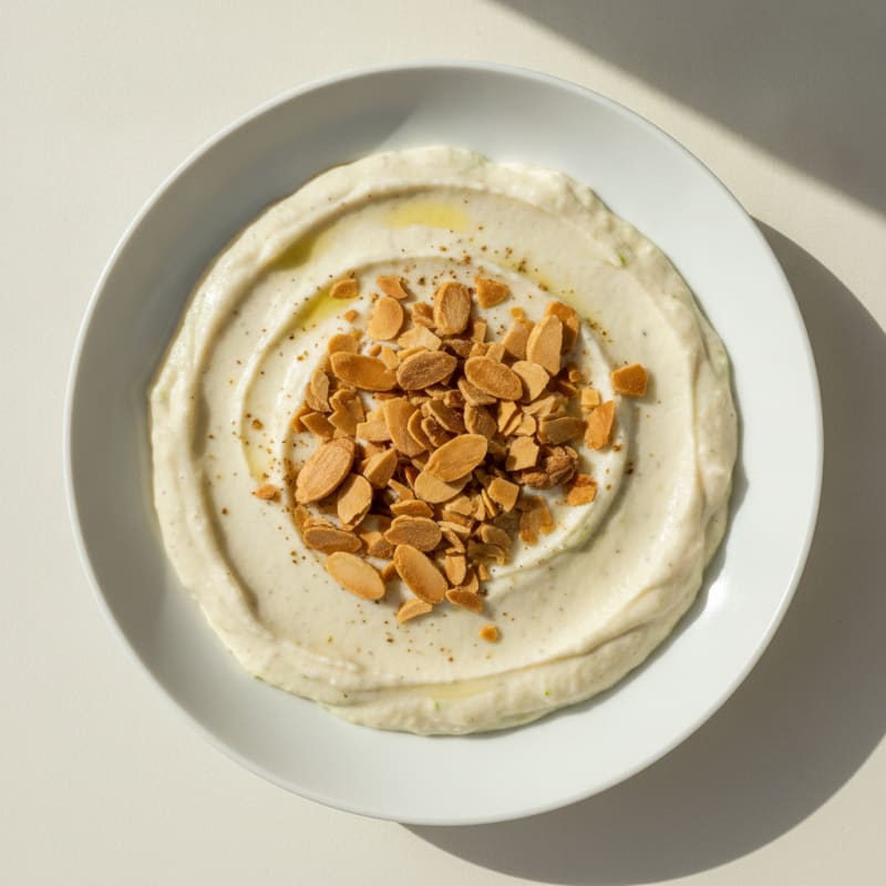 Silky Cardamom Protein Pudding with Almonds