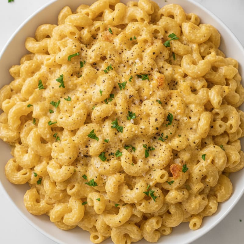 High-Protein Macaroni with Three Cheeses