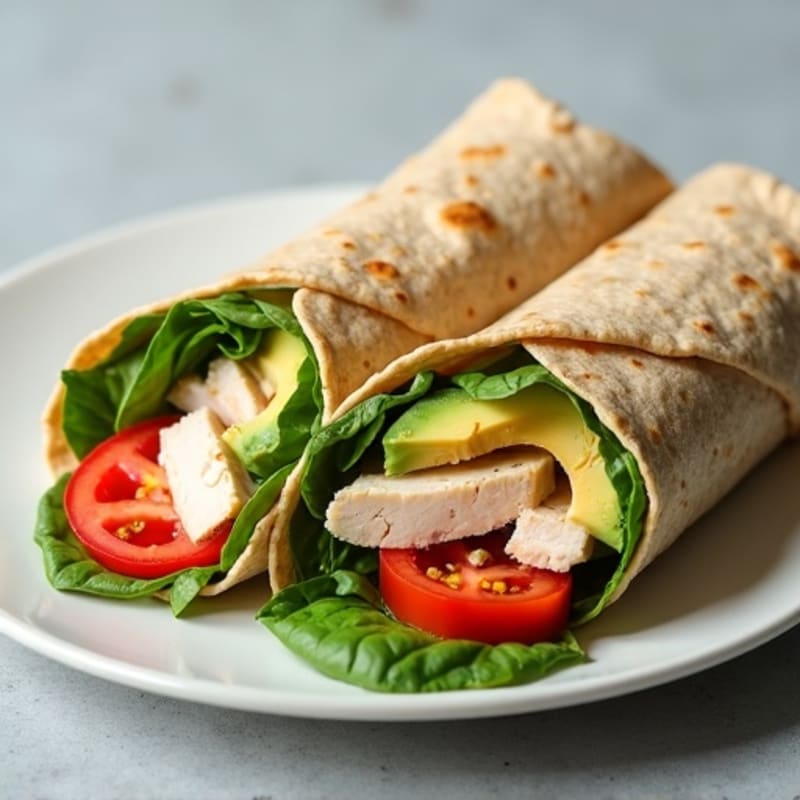 Fresh Turkey Avocado Wrap