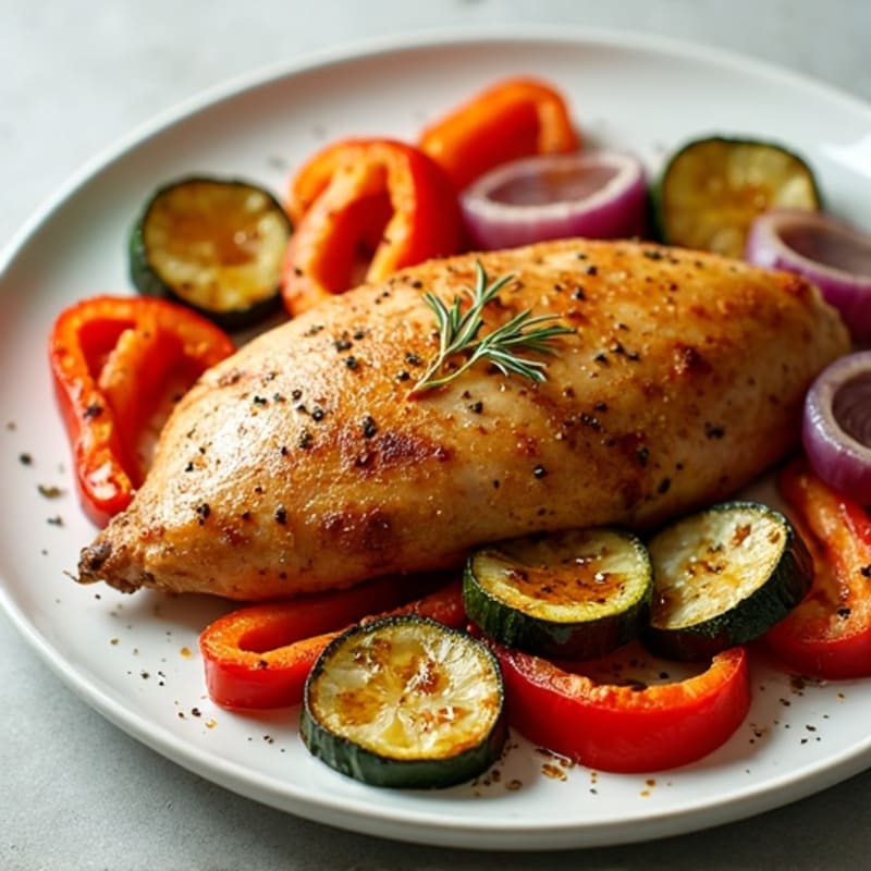Basic Sheet Pan Chicken with Roasted Vegetables