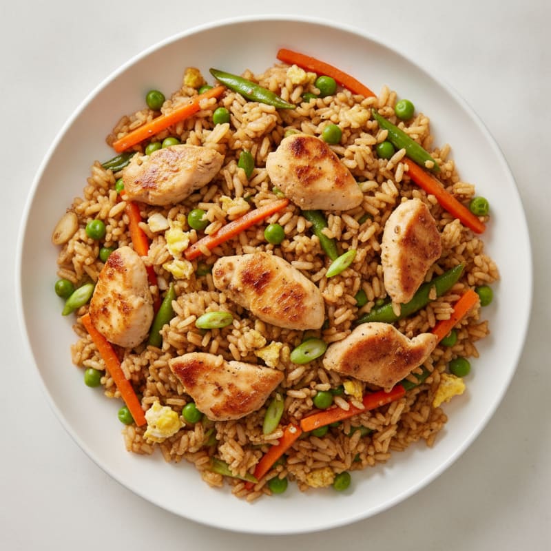 Savory Chicken and Vegetable Fried Rice