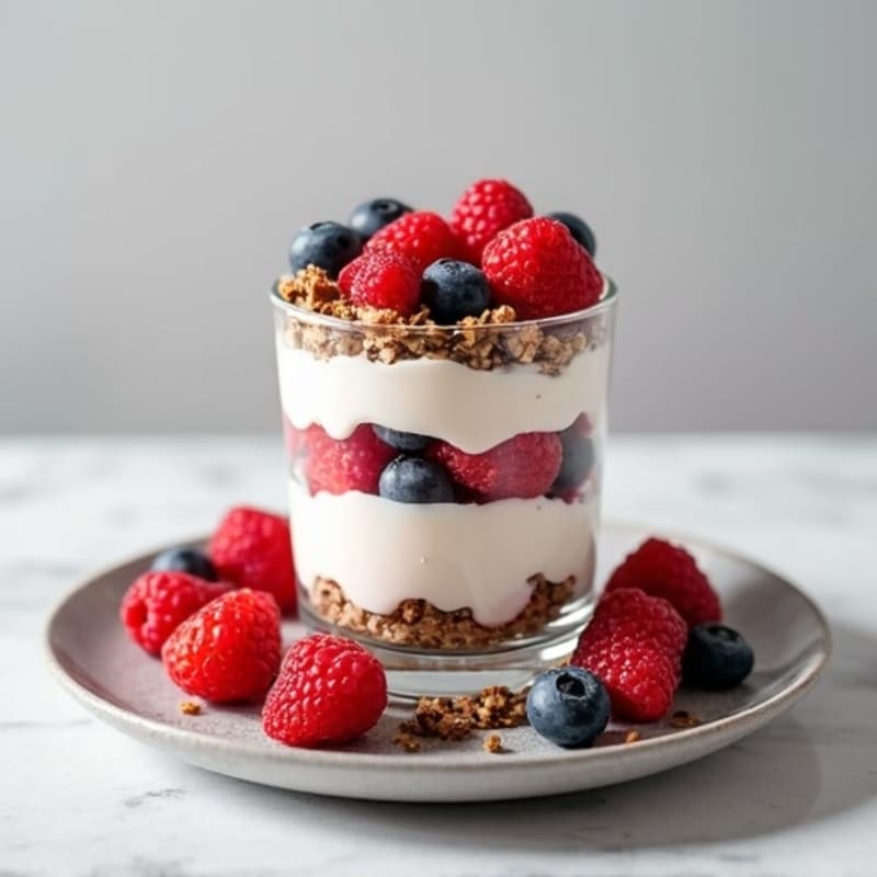 Cottage Cheese and Berry Protein Parfait
