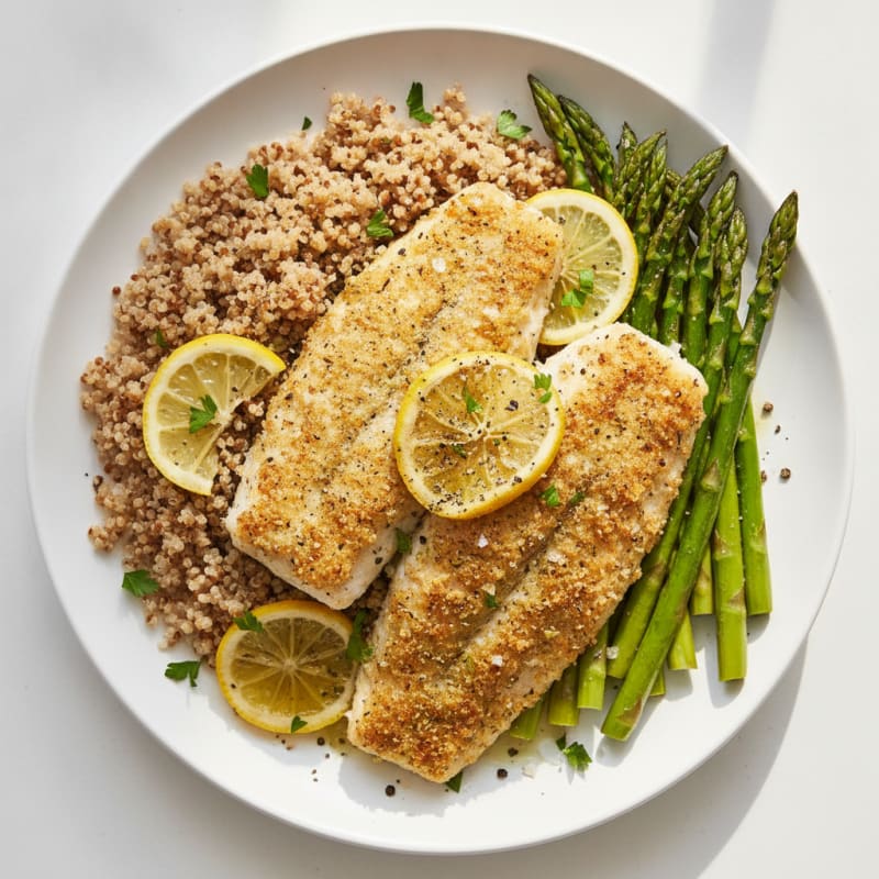 Lemon Herb Baked Tilapia