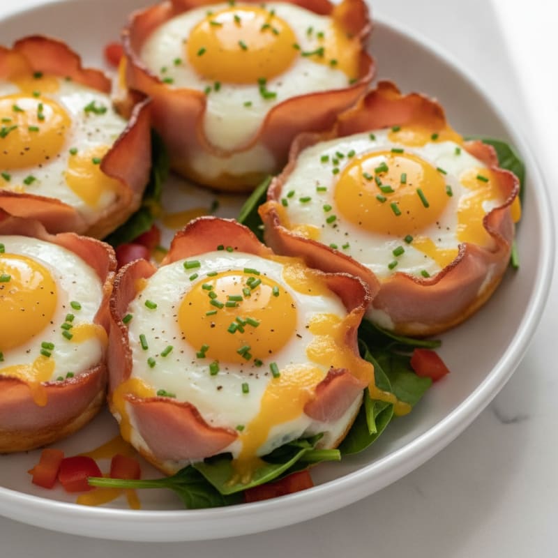 Baked Ham and Egg Cups