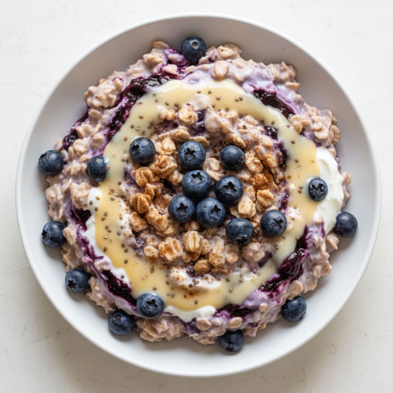 Creamy Berry Overnight Oats