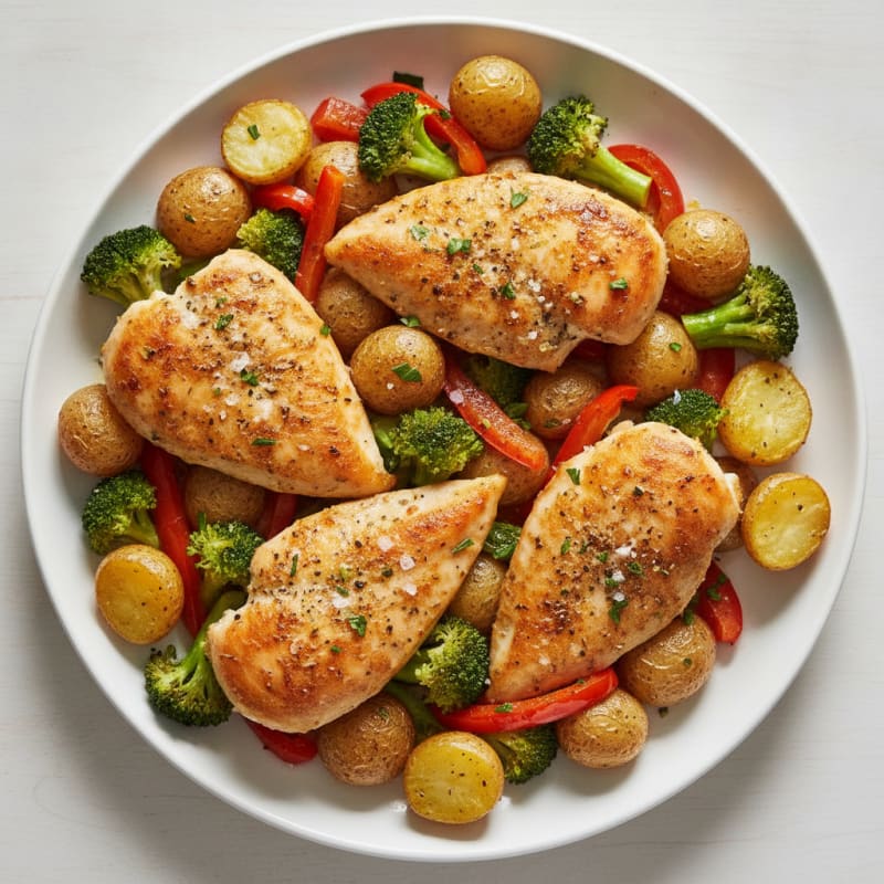 Sheet Pan Lemon Herb Chicken