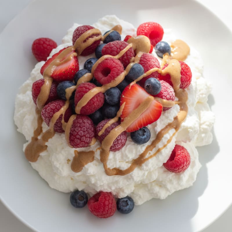 Silky Greek Yogurt Protein Mousse with Berries