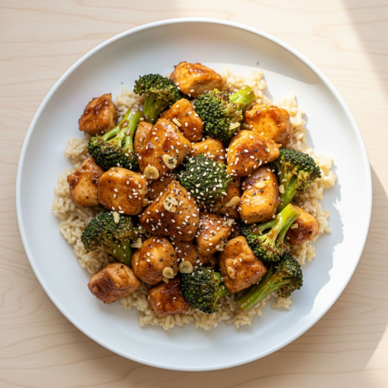 Teriyaki Chicken and Broccoli Stir-Fry