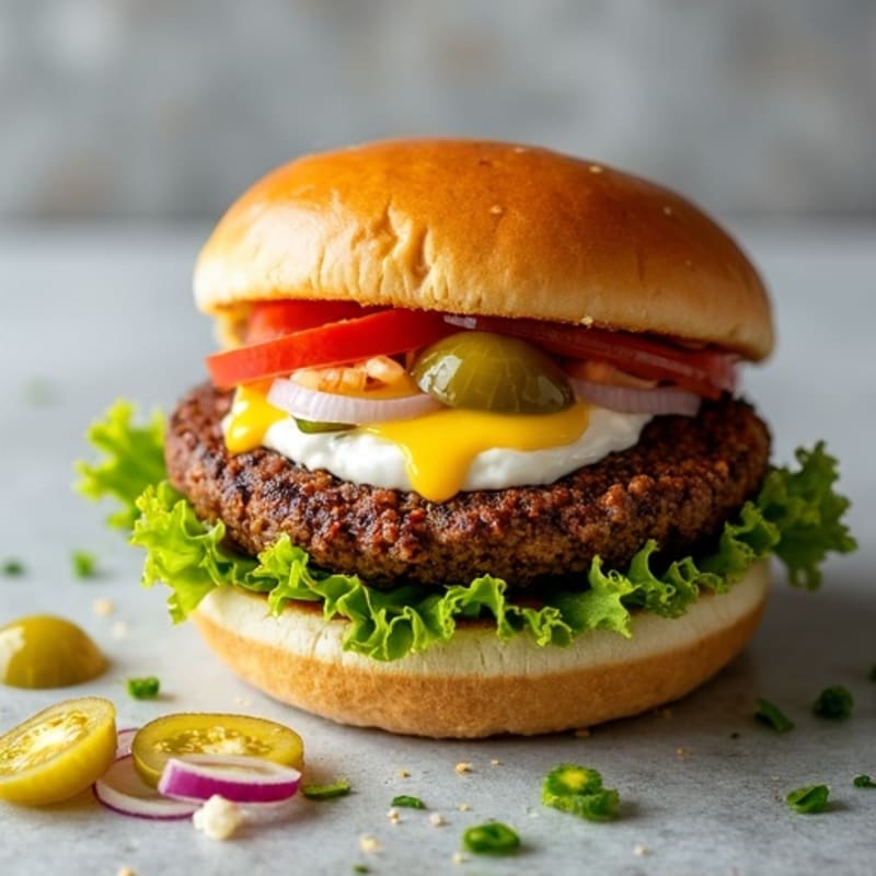 Crispy Lean Ground Beef Big Mac Bowl with Creamy Special Sauce