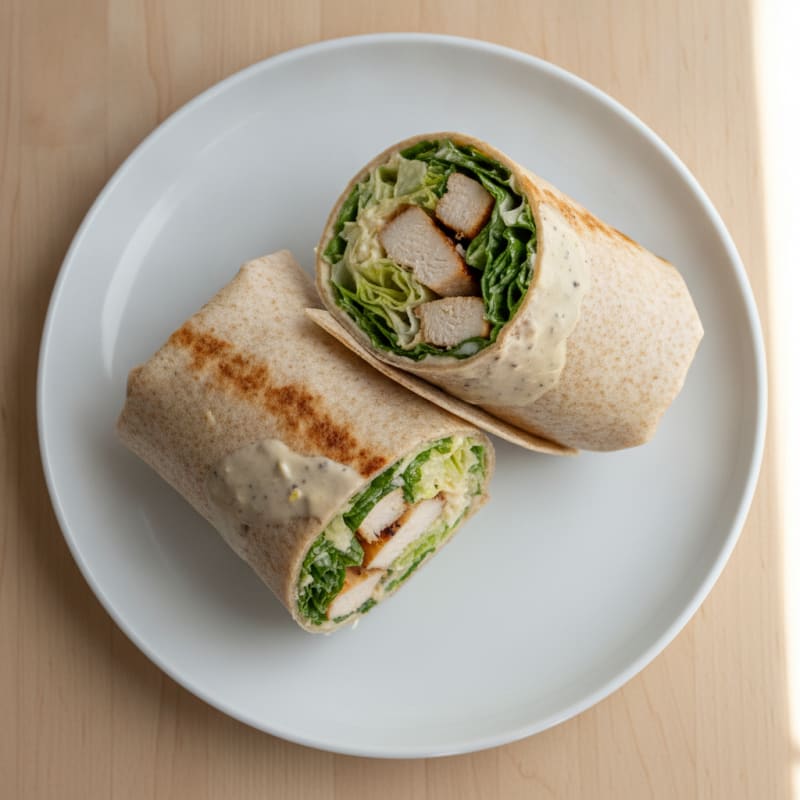 Chicken Caesar Salad Wrap