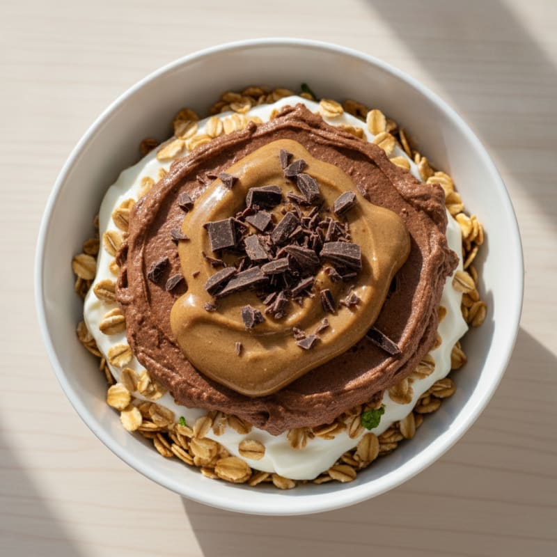 Protein Chocolate Lasagna Parfait