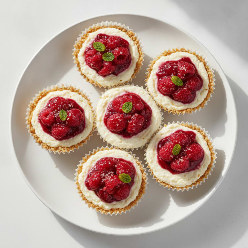 Creamy Greek Yogurt Protein Cheesecake Cups