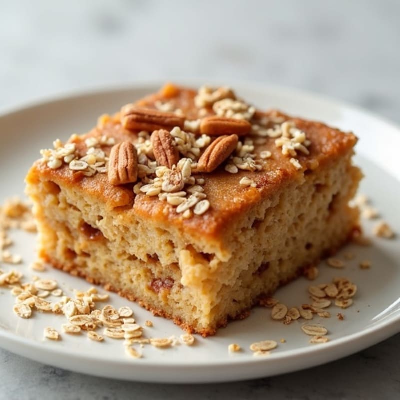 Protein-Packed Cinnamon Roll Baked Oatmeal