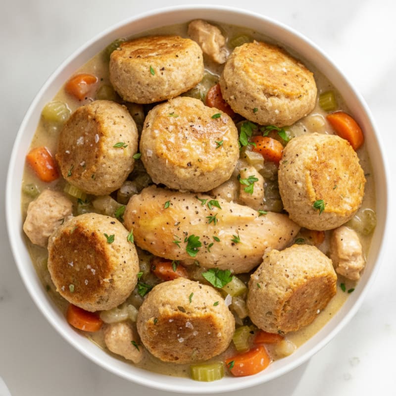 Homestyle Chicken and Herb Dumplings