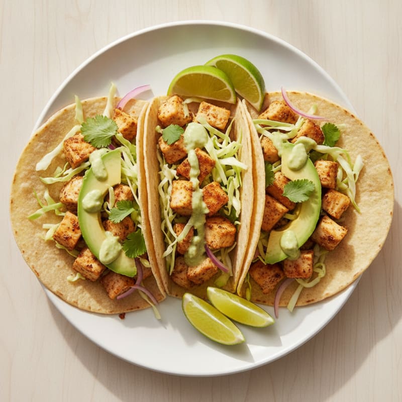 Chicken Street Tacos with Lime