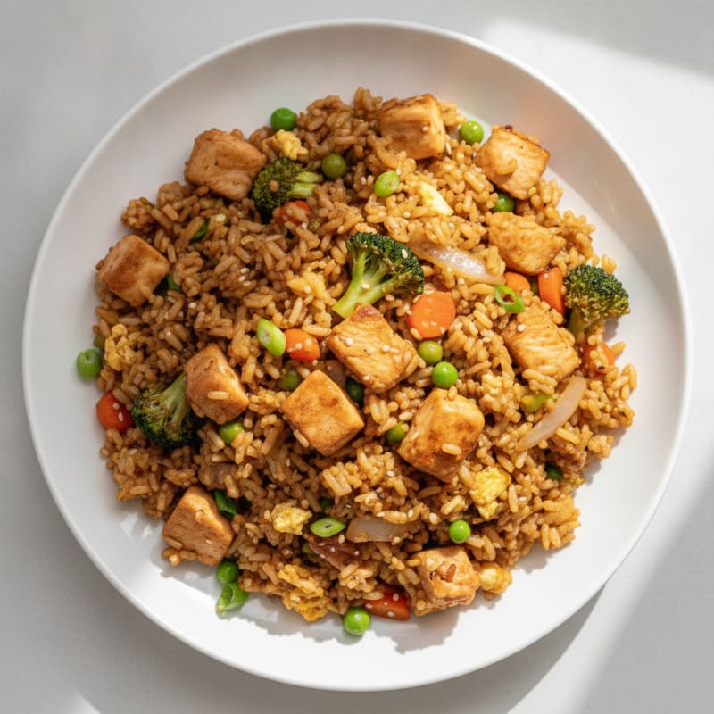 Savory Chicken and Vegetable Fried Rice