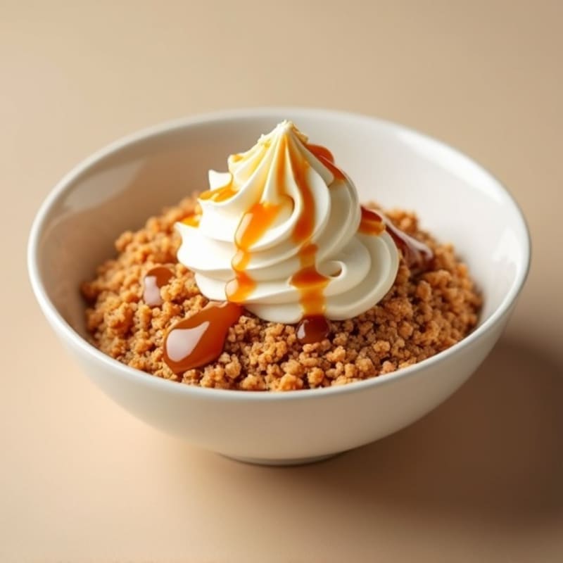 Creamy Salted Caramel Cheesecake Protein Bowl