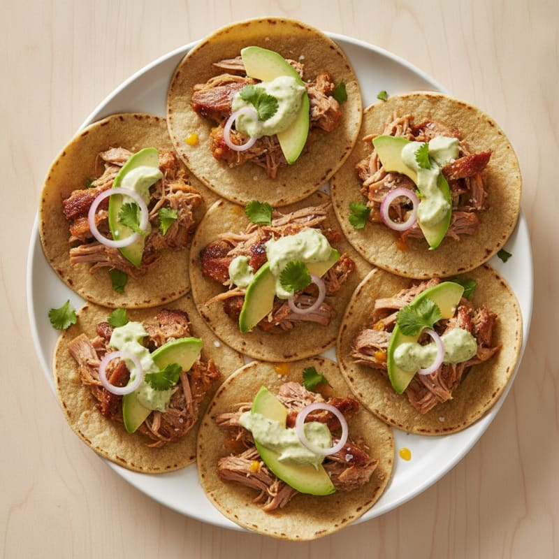 Slow-Cooked Pork Carnitas Tacos