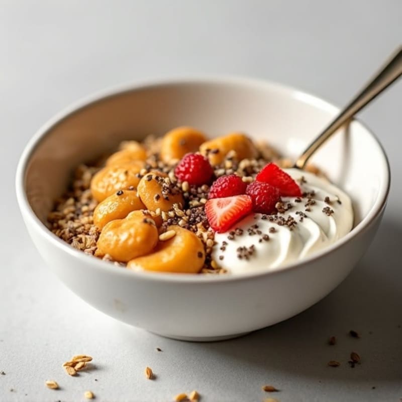 Protein-Packed Almond Butter Cereal Bowl