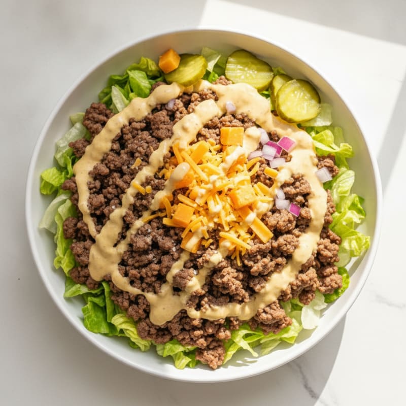 Big Mac Protein Bowl
