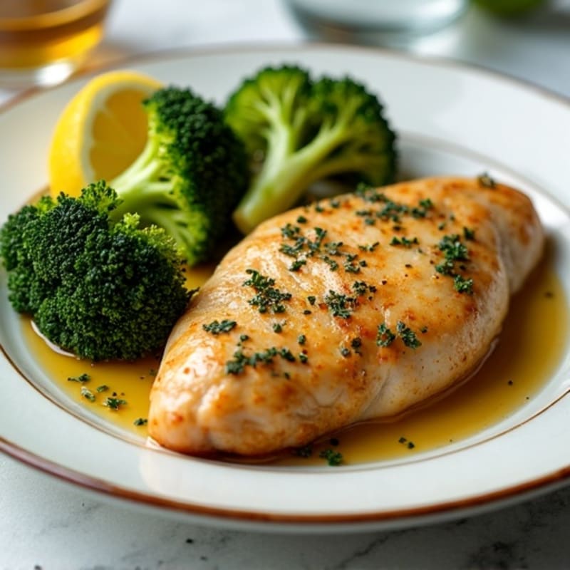 Sheet Pan Lemon Herb Chicken with Crispy Roasted Broccoli