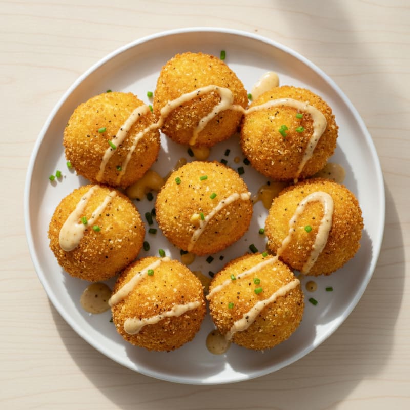 Deep-Fried Mac & Cheese Balls