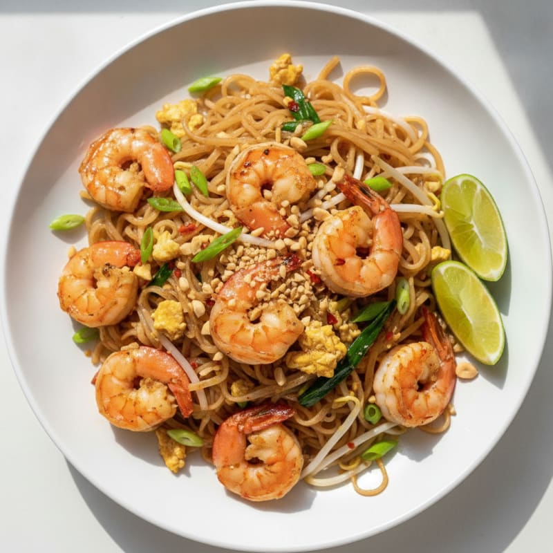 Shrimp Pad Thai Noodles