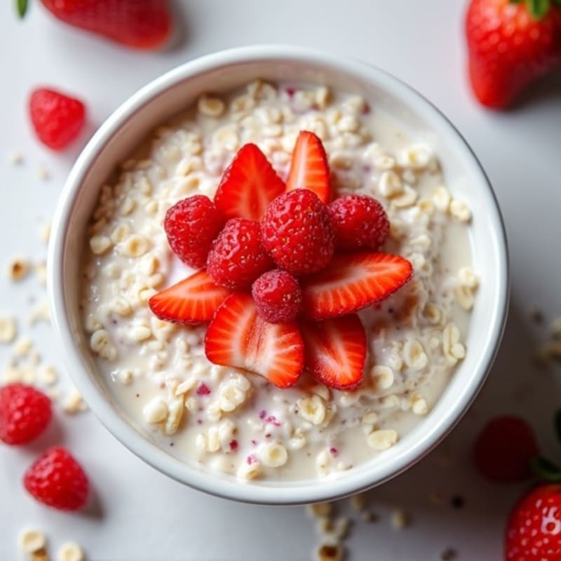 Creamy Strawberry Overnight Oats