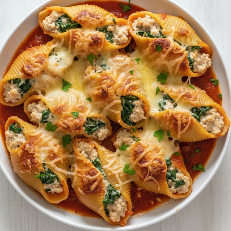 Spinach & Ricotta Stuffed Shells