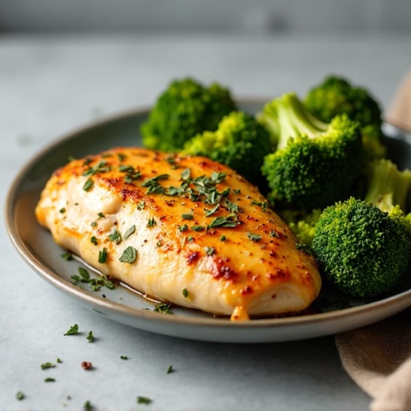Sheet Pan Roasted Chicken and Crispy Broccoli