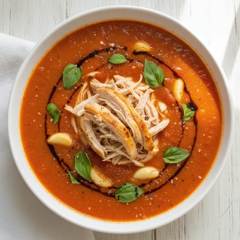 Roasted Tomato Basil Soup
