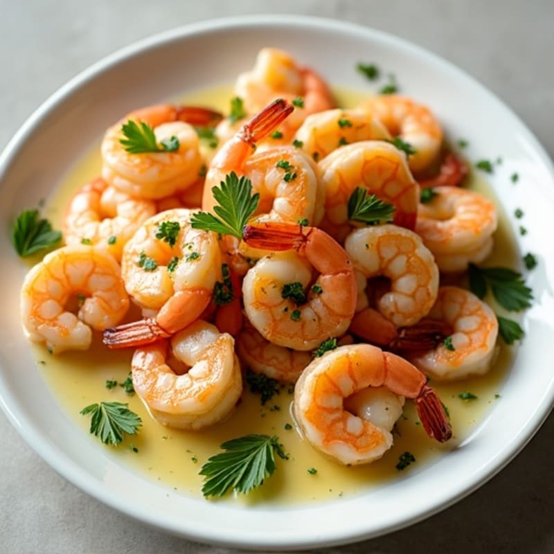 Garlic-Lemon Butter Shrimp with Fresh Herbs