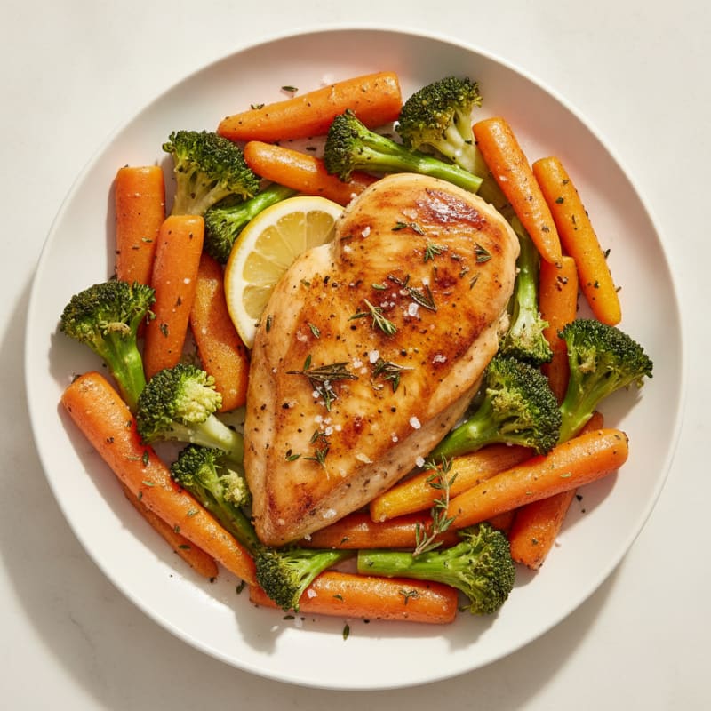 Garlic Herb Roasted Chicken Breast