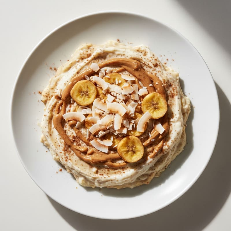 Creamy Peanut Butter Banana Protein Pudding