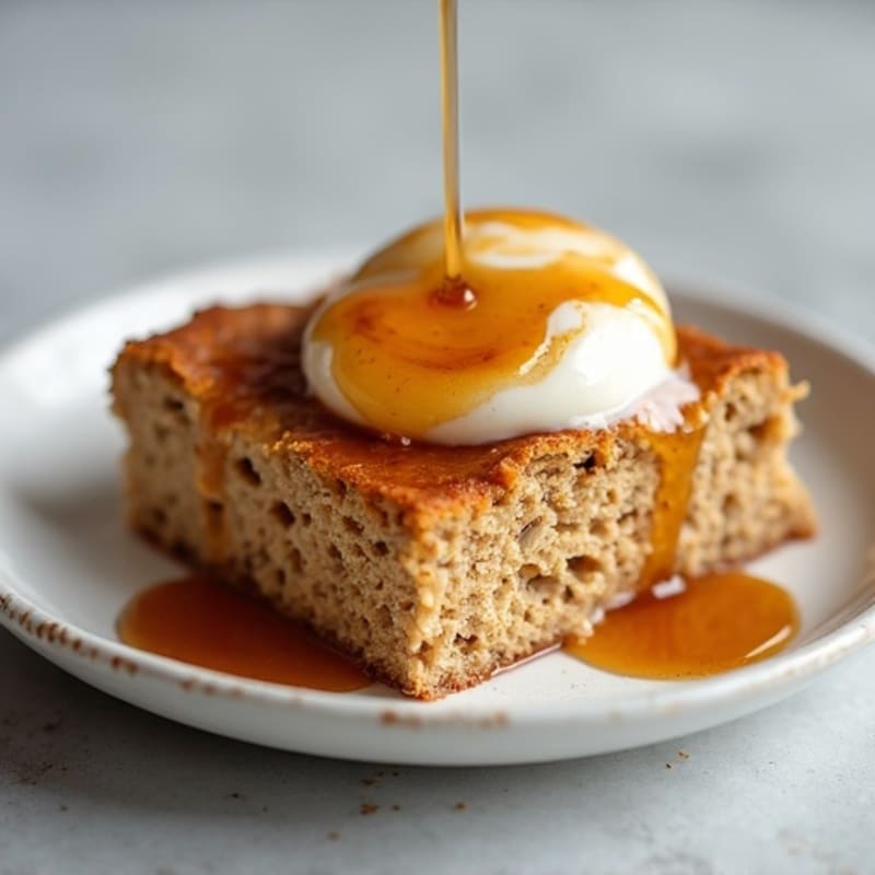 Cinnamon-Maple Baked Protein Oatmeal
